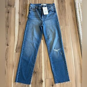 Amelia Distressed Jeans in Medium Wash